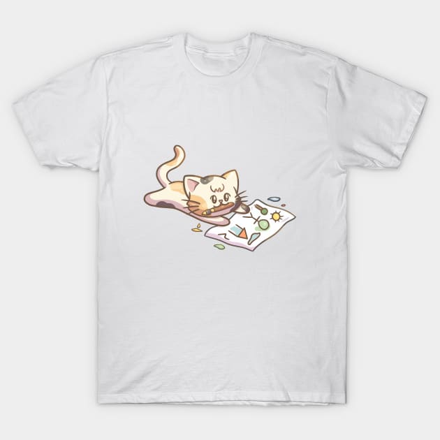 Popcorn T-Shirt by AlexBrushes